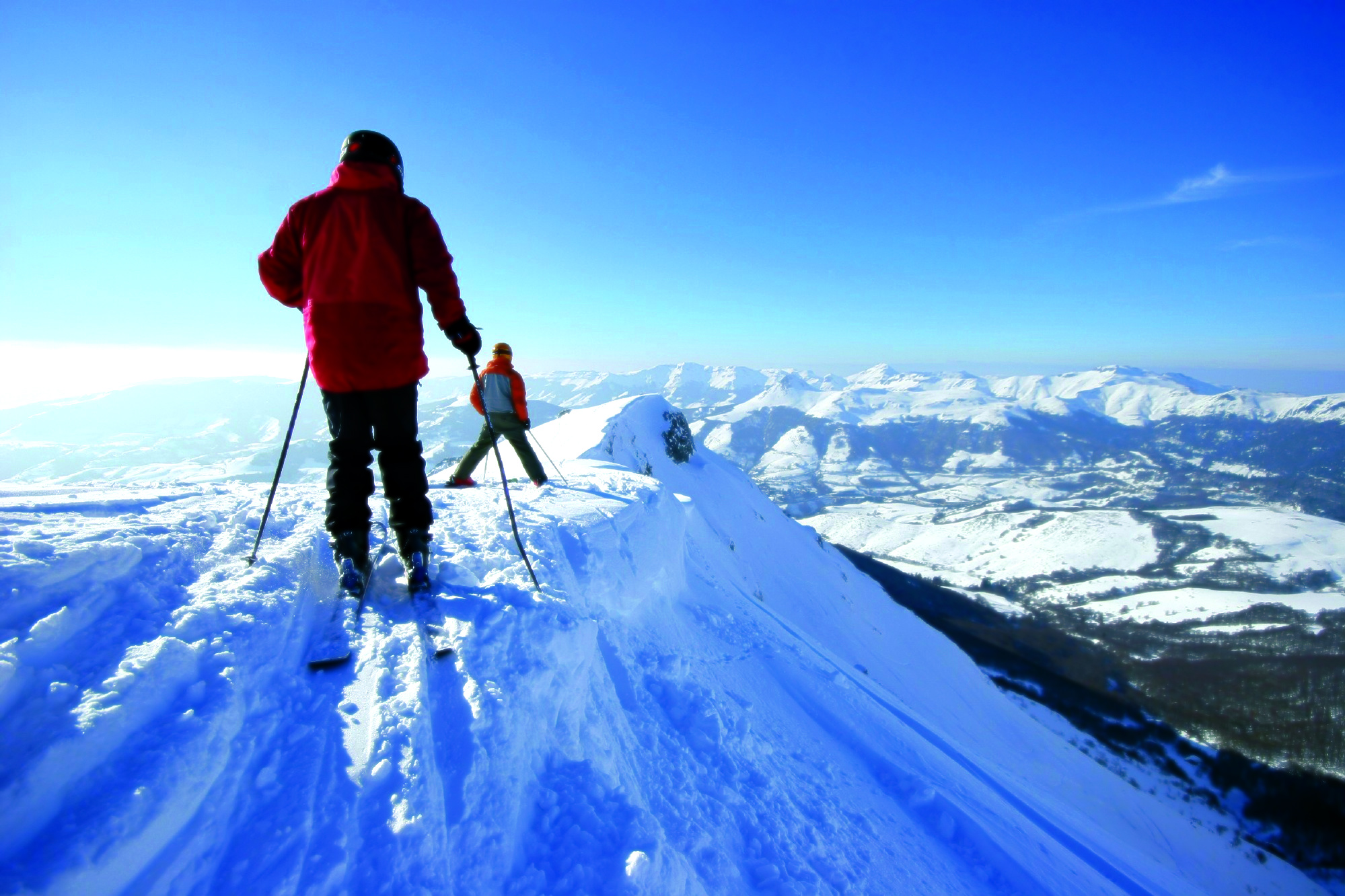 SORTIE NEIGE AU LIORAN, sortie famille