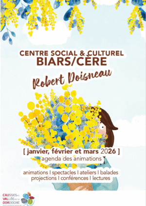 Programme des animations janvier à mars 2026